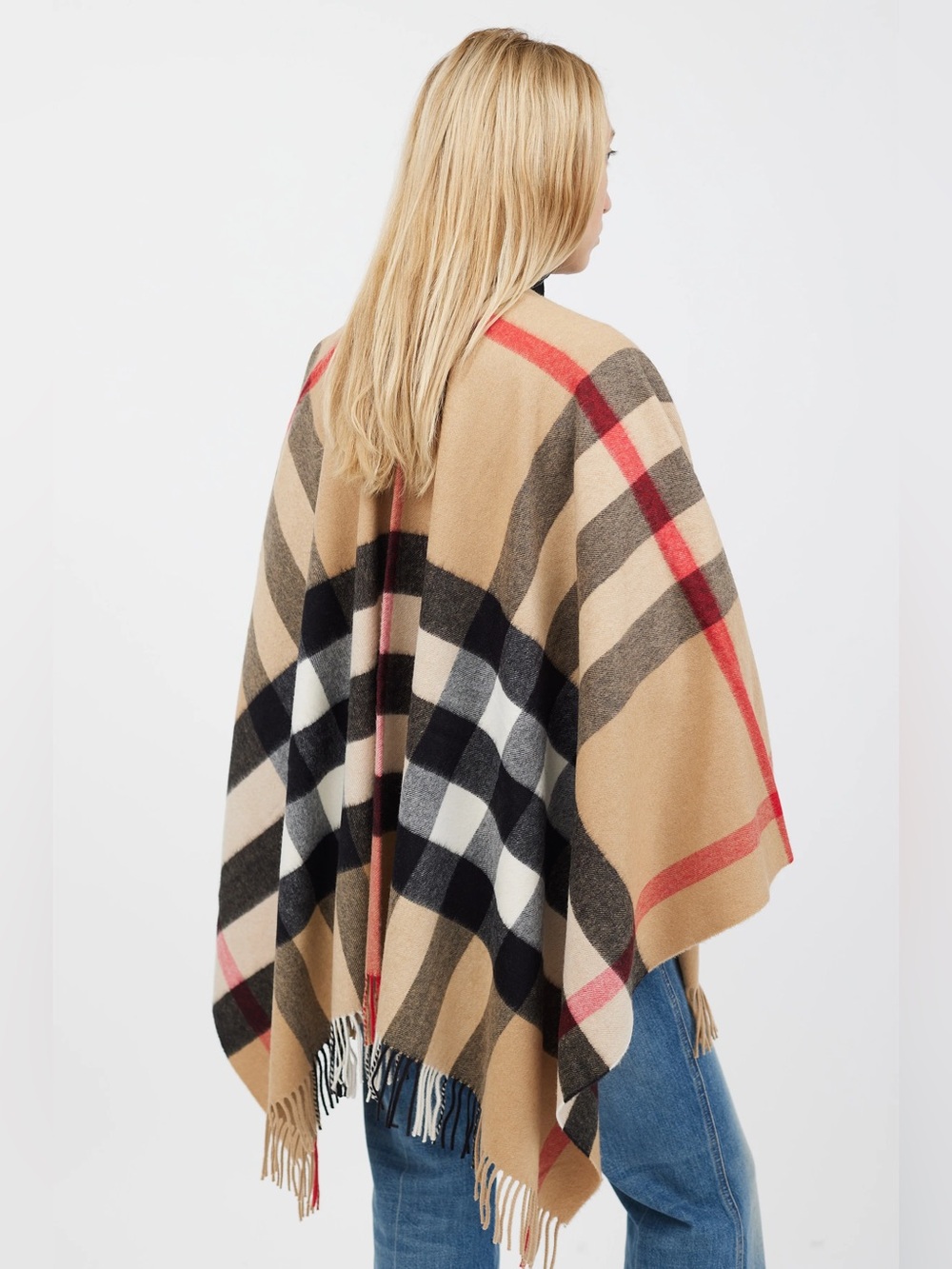 BBerry Plaid Poncho